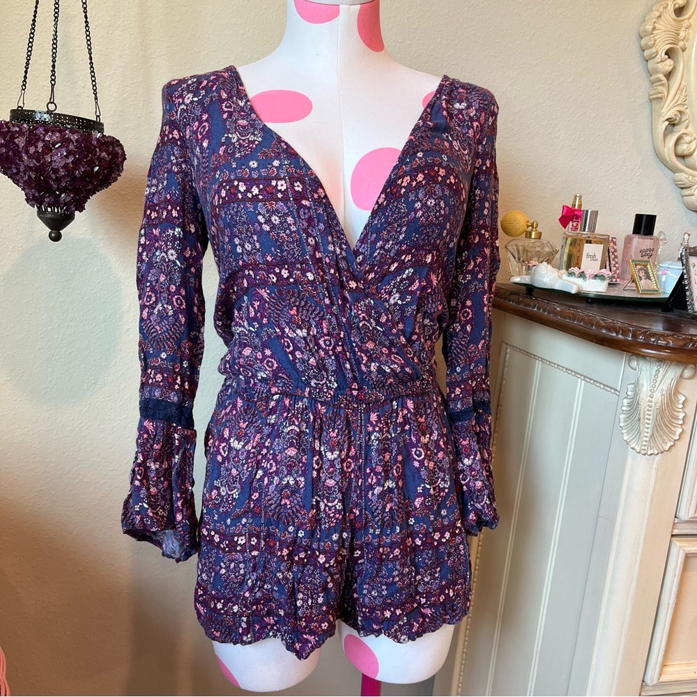 American Eagle Romper printed